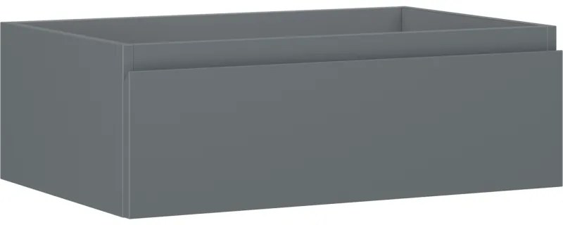 Mexen Orio, kúpeľňová skrinka 70 cm, 1 zásuvka, grafitová matná, 91A10-07023-1-BF66