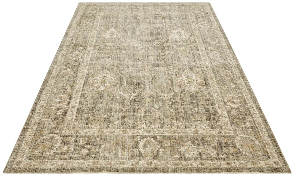 Kusový koberec Cairo 105592 Luxor Black Cream – na von aj na doma, 240x340, béžová, chodba / predsieň, Hanse Home