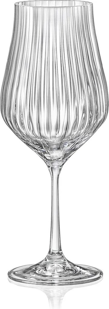 Crystalex poháre na víno TULIPA OPTIC 350 ml 6 ks