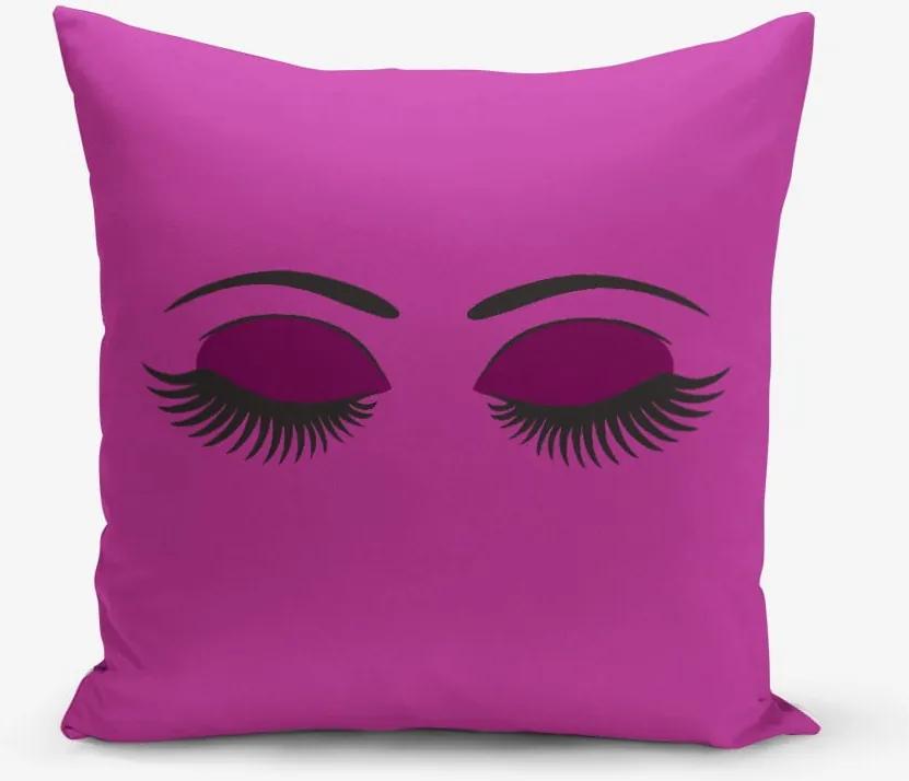 Ružová obliečka na vankúš Minimalist Cushion Covers Lash, 45 × 45 cm