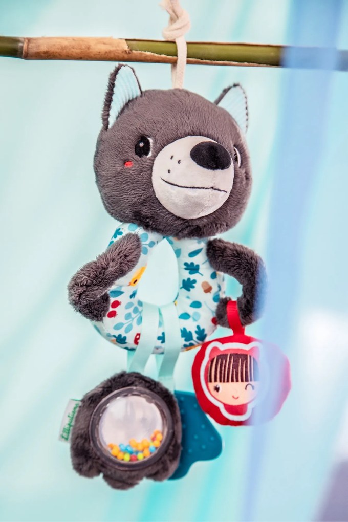 Lilliputiens - motorická hračka s aktivitami - vlk Ľudovít