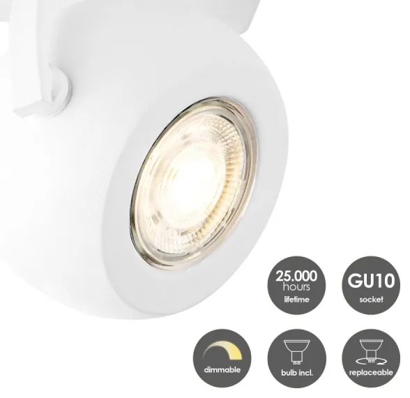 LED Stmievateľné bodové svietidlo NOP 1xGU10/5,8W/230V biela