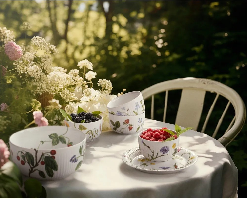 Biely dezertný porcelánový tanier ø 22 cm Hammershøi Summer – Kähler Design