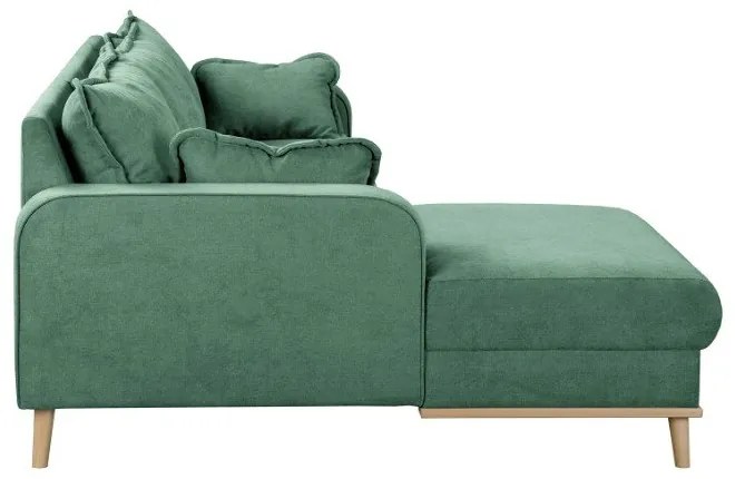 Tyrkysová rohová pohovka (ľavý roh) Beata - Ropez