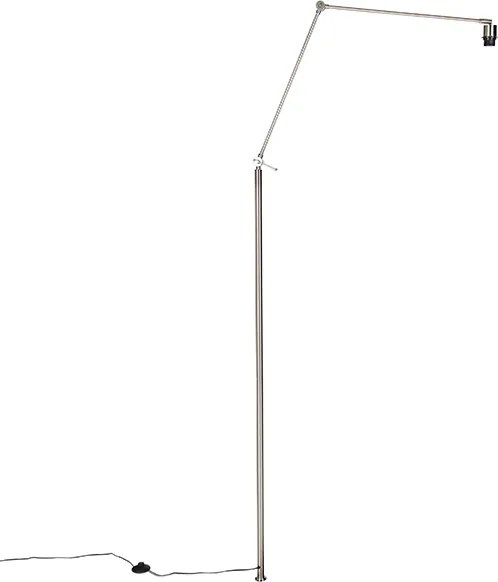 Stojaca lampa s ramenom oceľ - Editor