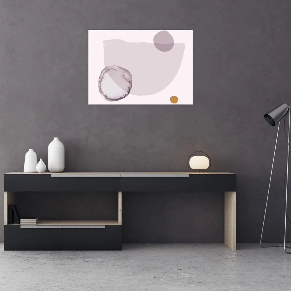 Obraz - Fialový minimalizmus N⁰2 (70x50 cm)