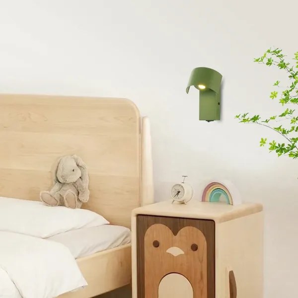 Brilagi - LED Nástenná lampa VASTO LED/3W/230V zelená