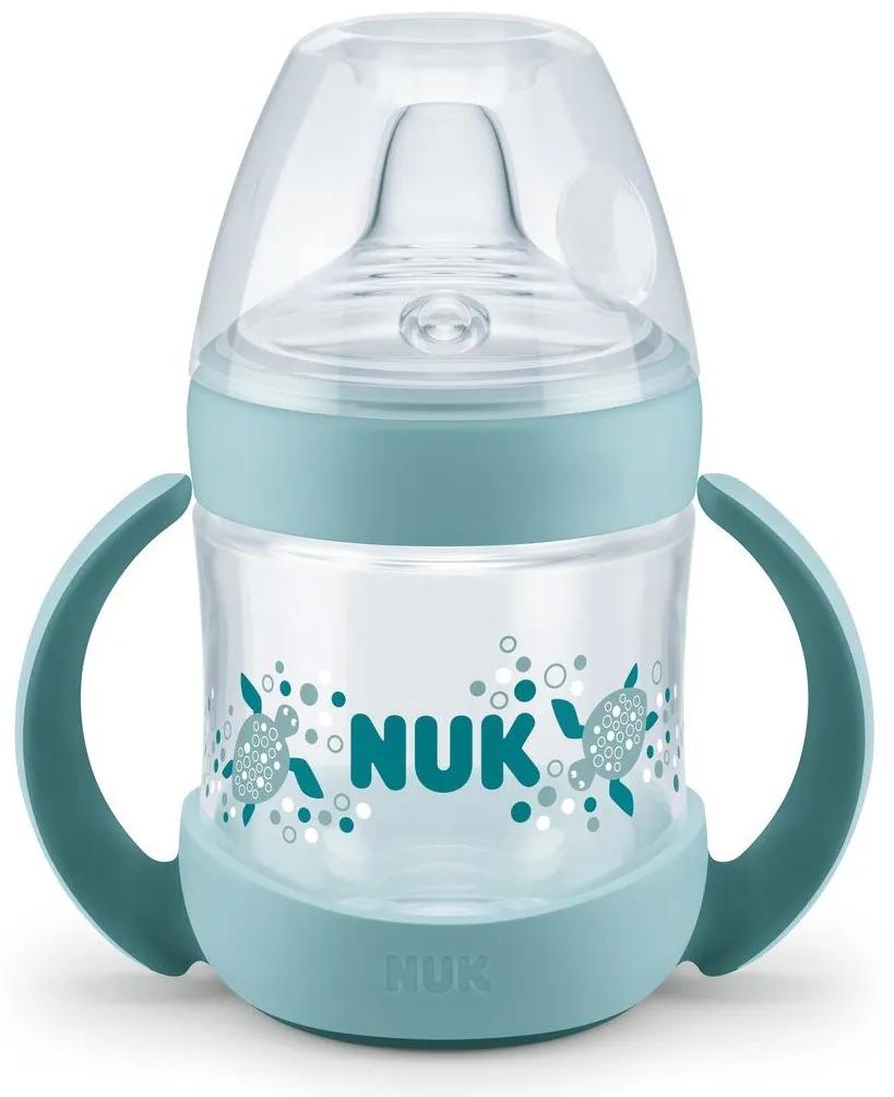 Dojčenská fľaša na učenie NUK Nature Sense 150 ml zelená