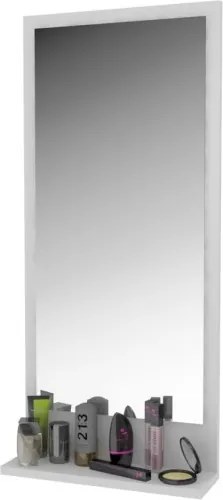 Nástenné zrkadlo s policou 100 x 45 cm Javor