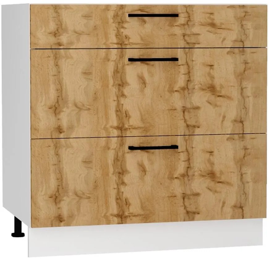 Kuchynská skrinka Bono D80s/3 dub wotan