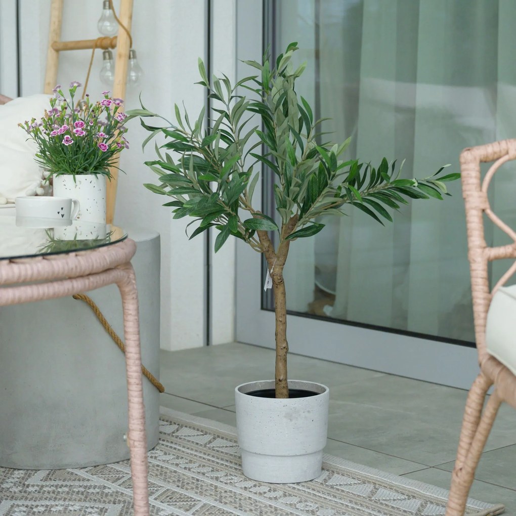 Ib Laursen Dekoratívny umelý olivovník 75 cm