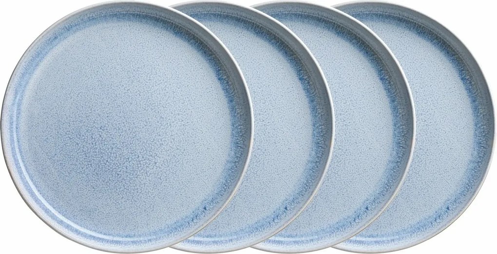 Mäser Súprava dezertných tanierov 4 ks AQUATA – 21 cm, modrá