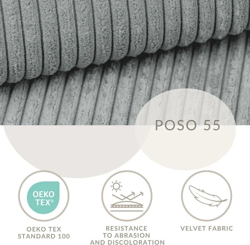 Sivá boxspring posteľ s úložným priestorom 180x200 cm Tasca – Maison de Rêve