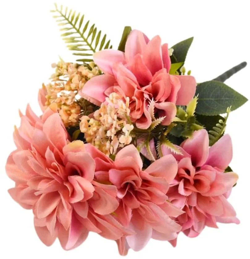 Kytica Dalia 42cm ružová A2130169