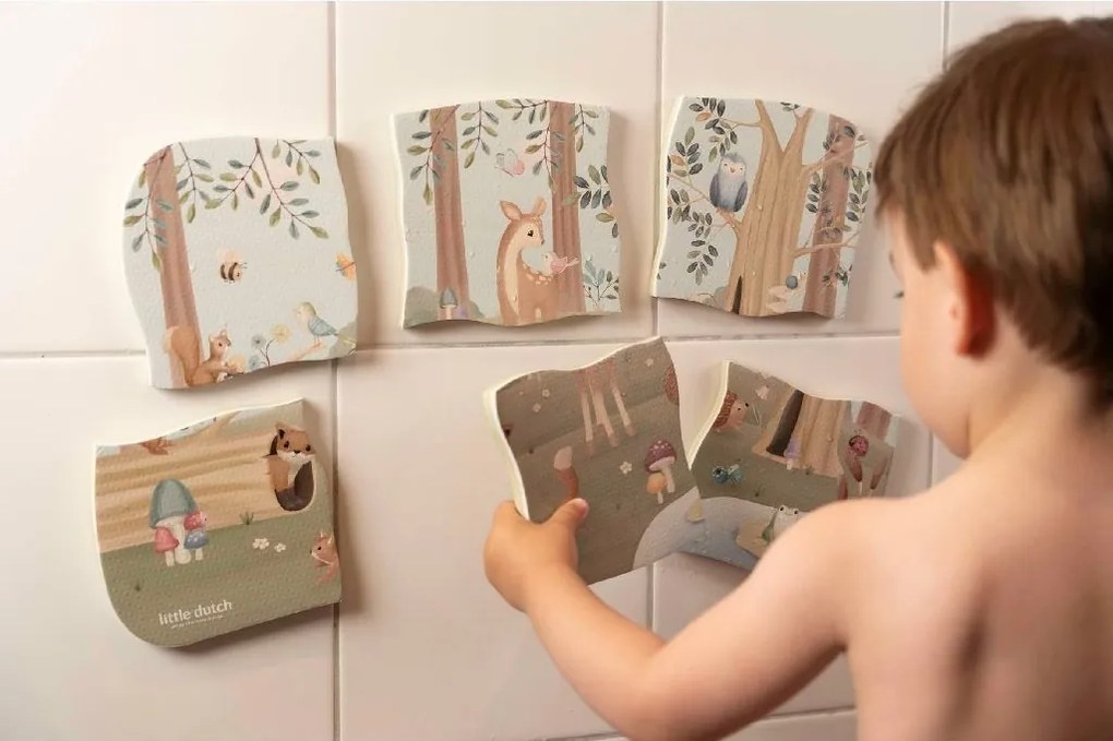 Puzzle do kúpeľa Forest Friends