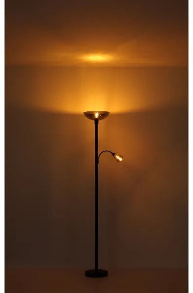 Globo 58903 - Stojacia lampa BLADE 1xE27/60W/230V + 1xE14/40W