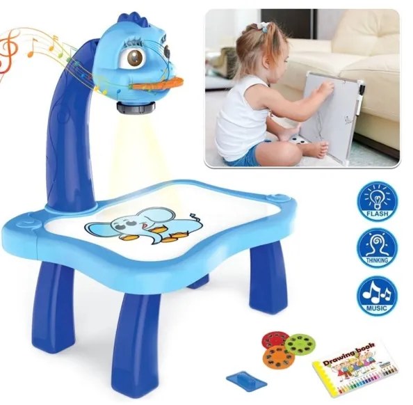 Projektor pre výučbu kreslenia modrý MalPlay