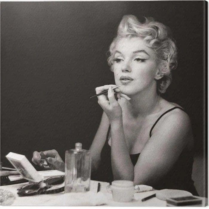 Obraz na plátne Marilyn Monroe - Preparation, (40 x 40 cm)