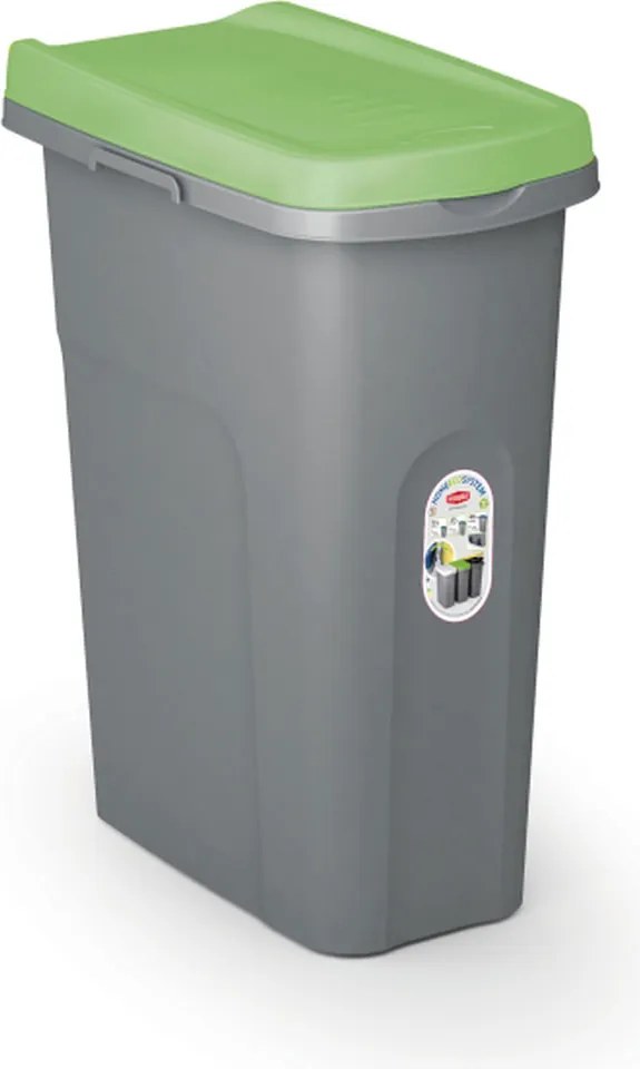 STEFANPLAST Odpadkový kôš Home Eco System 25 l, zelený