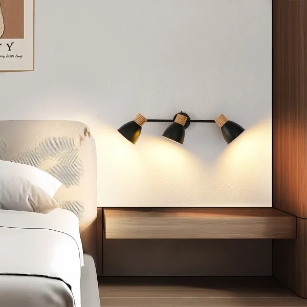 Brilagi - Bodové svietidlo ODENSE 3xE14/10W/230V kaučukovník/čierna