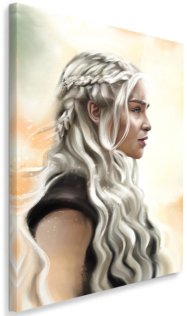 Gario Obraz na plátne Hra o tróny, portrét Daenerys Targaryen - Dmitry Belov Rozmery: 80 x 120 cm