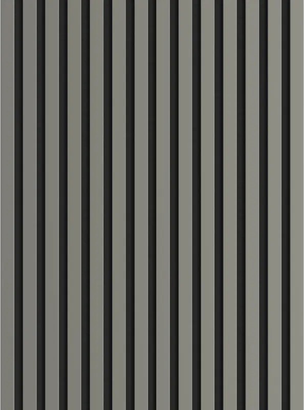 Mexen Lam-F, akustické stenové lamely 275 × 31,5 cm, filc 6 mm, sivá matná, S105-275317-2812-052