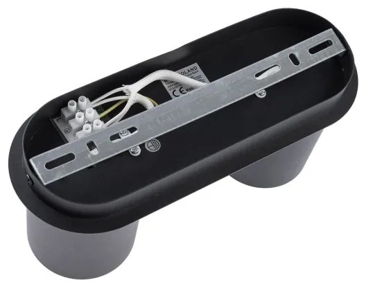 Stropné svietidlo CREEP 2xGU10/25W/230V čierna