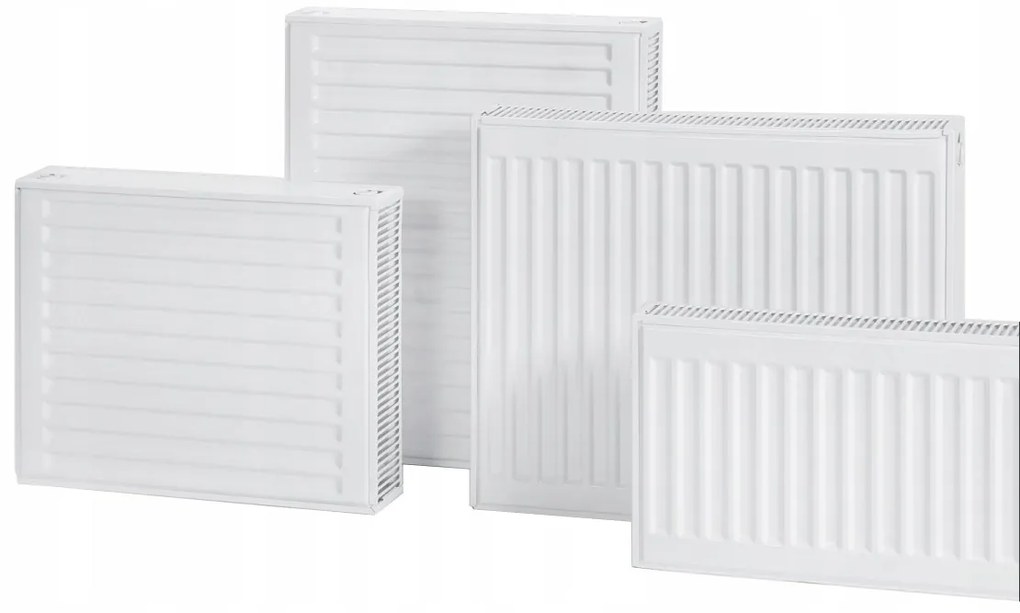Invena Prov V22, panelový oceľový radiátor 500x900 mm, 1238W, pre spodné a bočné pripojenie, biela, INV-UG-93-509-KPL