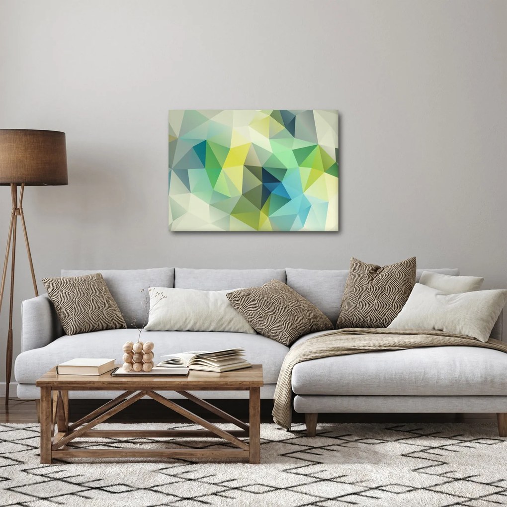 Obraz geometrické abstrakcie (70x50 cm)