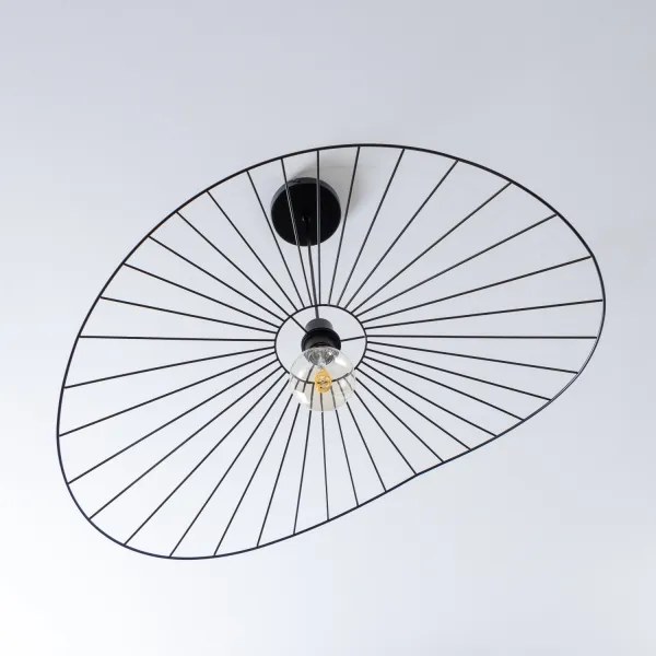 Brilagi - LED luster na lankách CERIA WIRE 1xE27/40W/230V 60x80 cm čierna