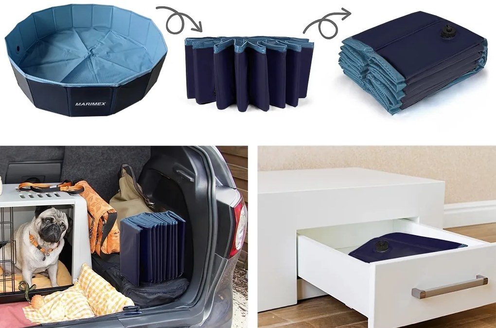 Marimex | Skladací bazén pre psy - Ø 80 cm | 10210057