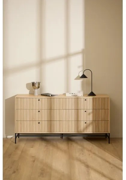 Komoda so zásuvkami OLIVIA dub