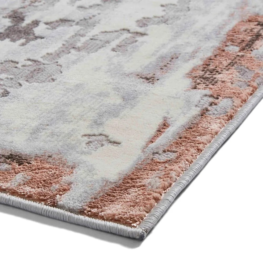 Sivo-ružový koberec Think Rugs Apollo, 160 x 220 cm