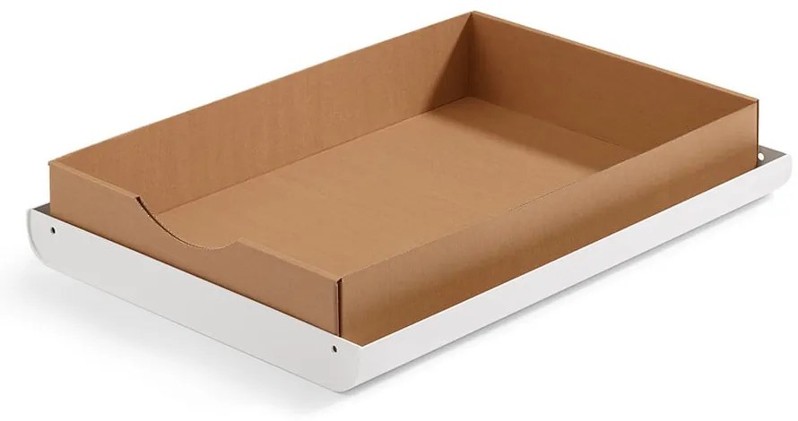 Biely mačací záchod 41x54,5 cm Sito White – MiaCara