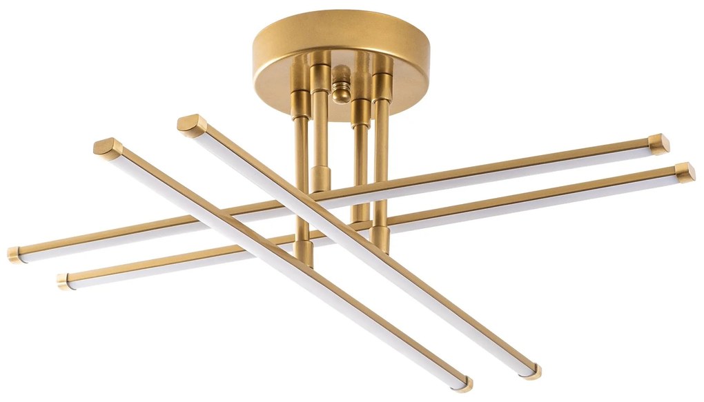 Stropné LED svietidlo EXHAUST zlaté