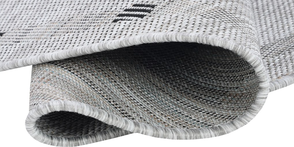 TA Koberec KE63A ŠEDÁ MELISSA MAA Rozmer: 140x140 cm