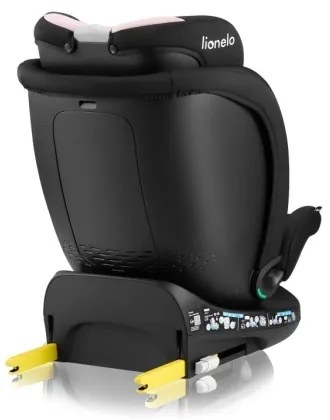 Lionelo - Otočná autosedačka so základňou NAVY i-Size 40-150 cm čierna/ružová