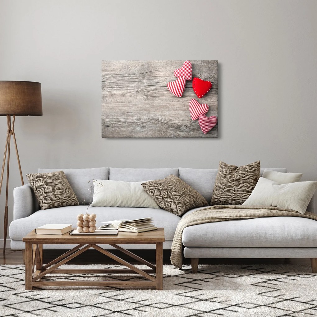 Obraz - Srdiečka (90x60 cm)