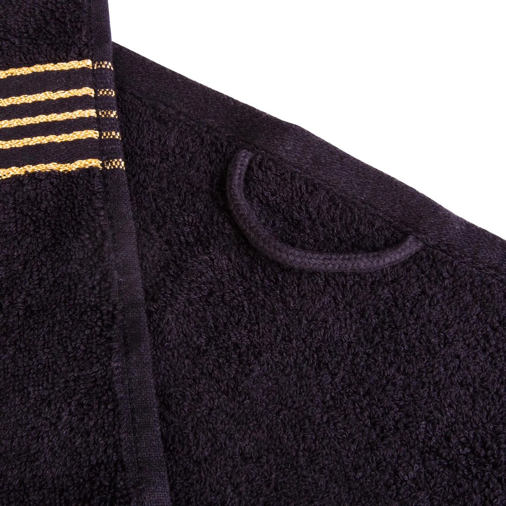 BAVLNENÝ UTERÁK TIWANO 50X90 CM ČIERNA