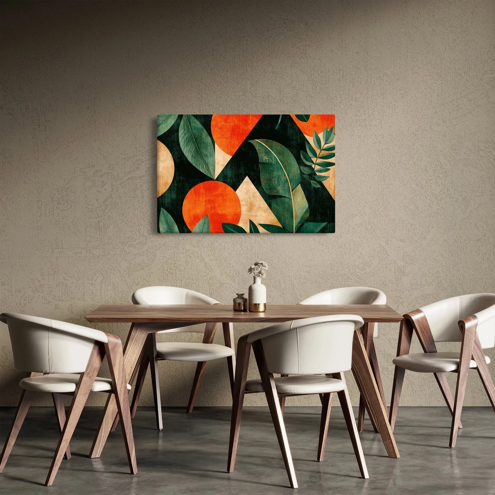 Obraz - Geometrické prírodné motívy II. (90x60 cm)