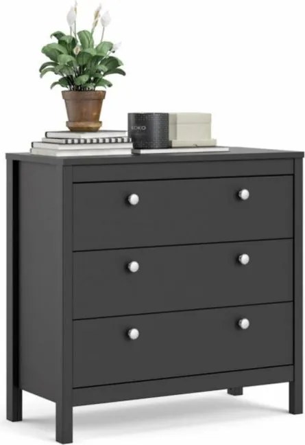 Komoda TWO REE 82 cm čierna