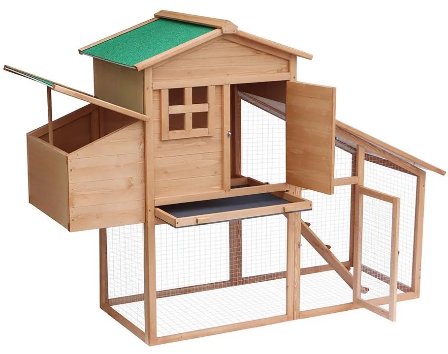 Kurník Avenberg COOPER 172 x 66 x 120 cm (hnedý)