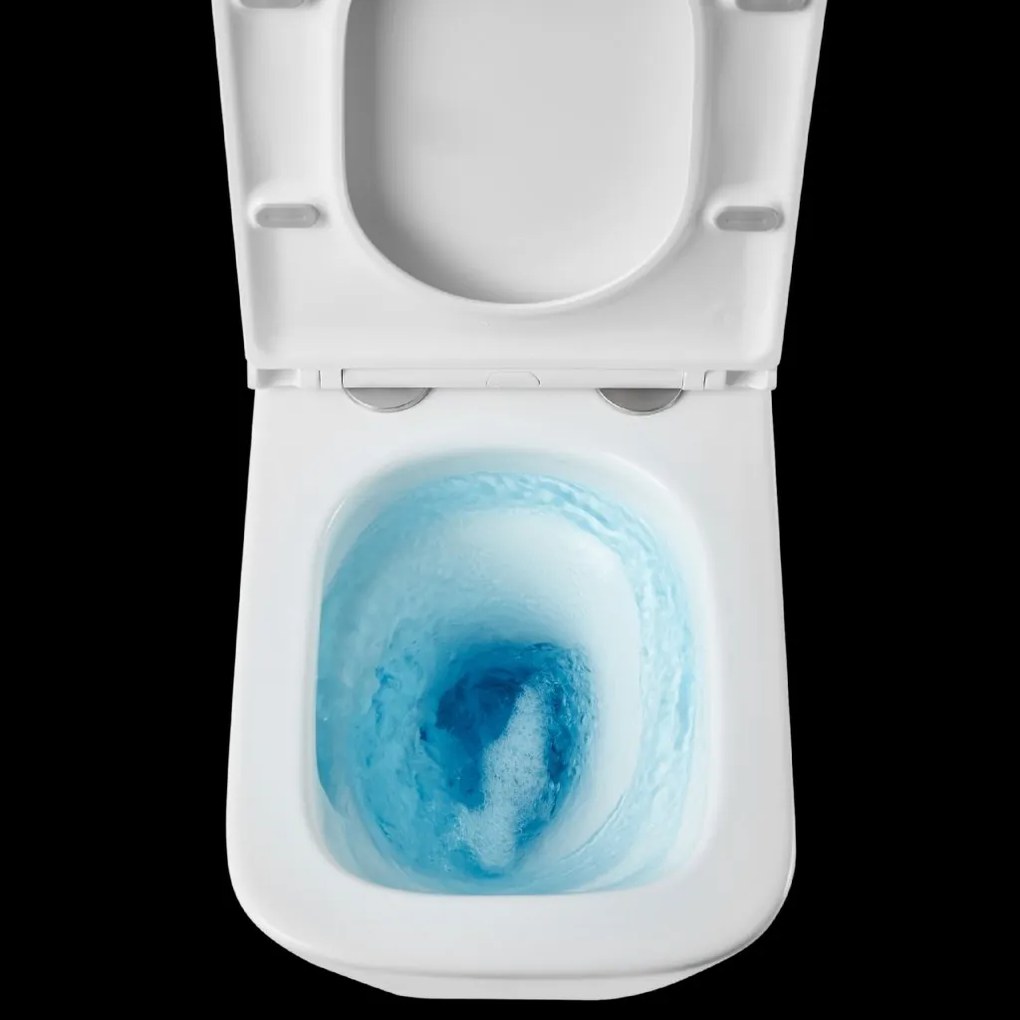 Invena Florina, závesná WC misa so Swirlflush 495x365x370 mm + toaletné sedadlo s pomalým zatváraním, biela, INV-CE-94-001-L