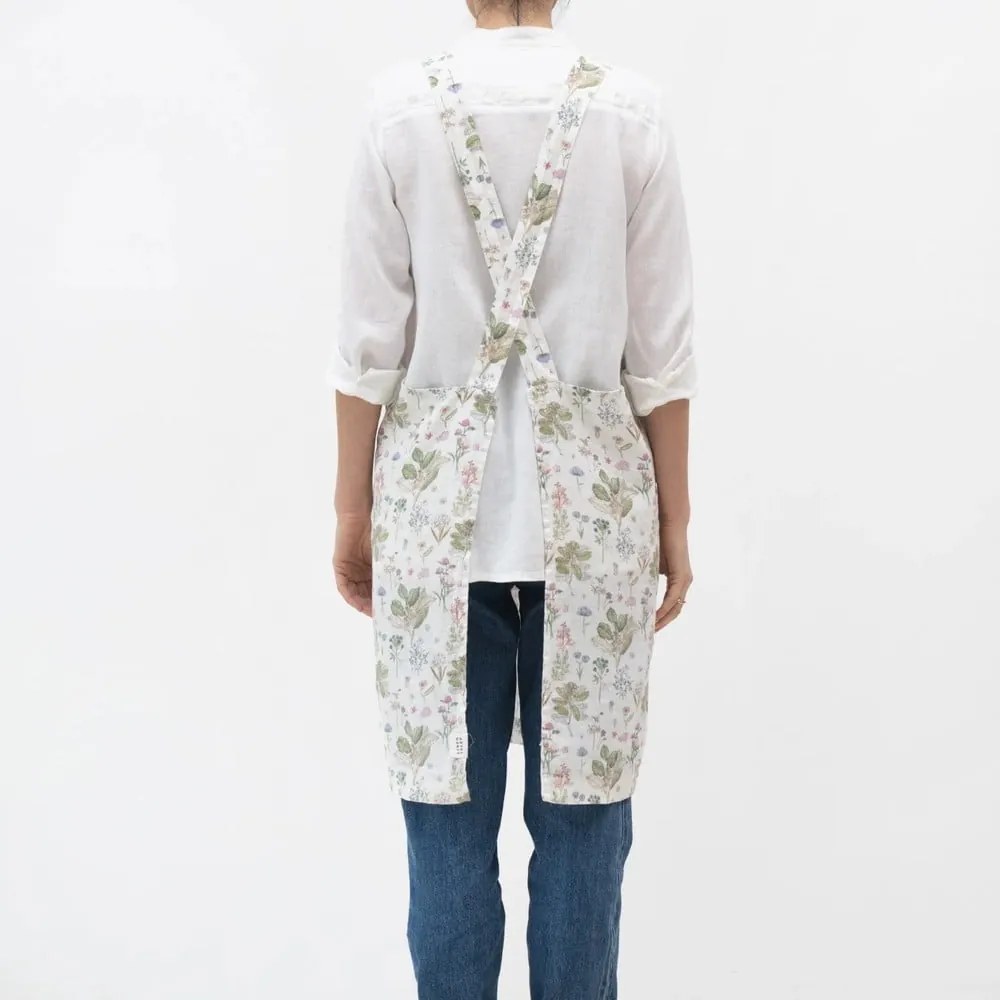 Ľanová zástera White Botany – Linen Tales