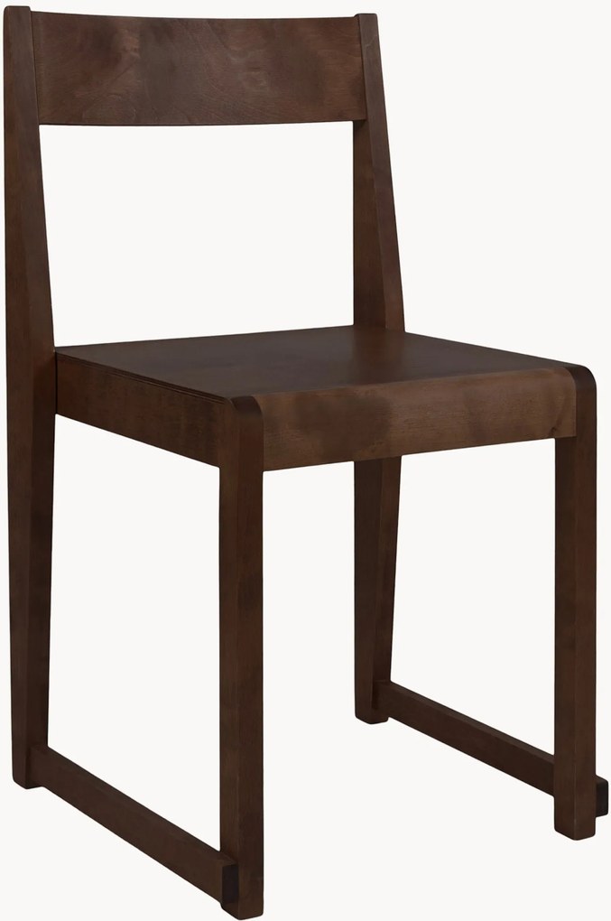 Jedálenská stolička z brezového dreva 01