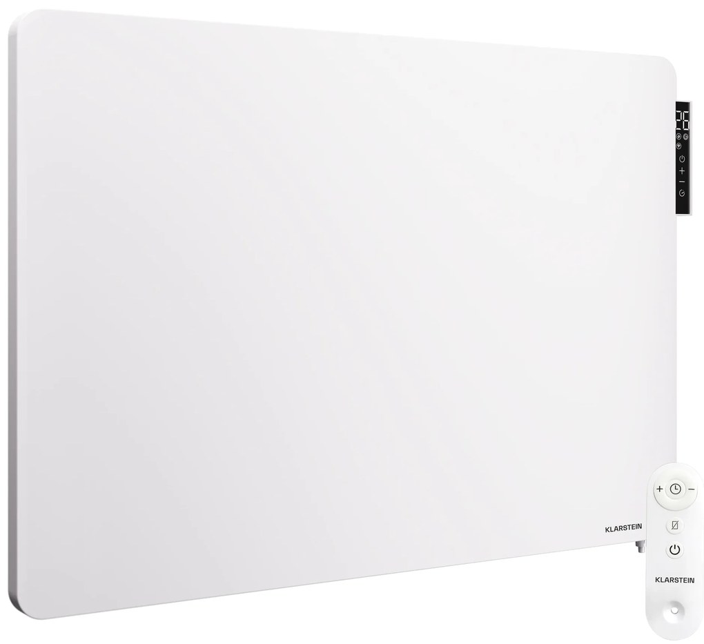 Klarstein Wonderbeam 650 Hybride Infračervený ohrievač 60 x 84 cm 650 W Týždenný časovač Diaľkové ovládanie