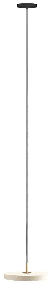 Krémovobiele LED závesné svietidlo so stmievačom s kovovým tienidlom ø 31 cm Asteria Plus Mini – UMAGE