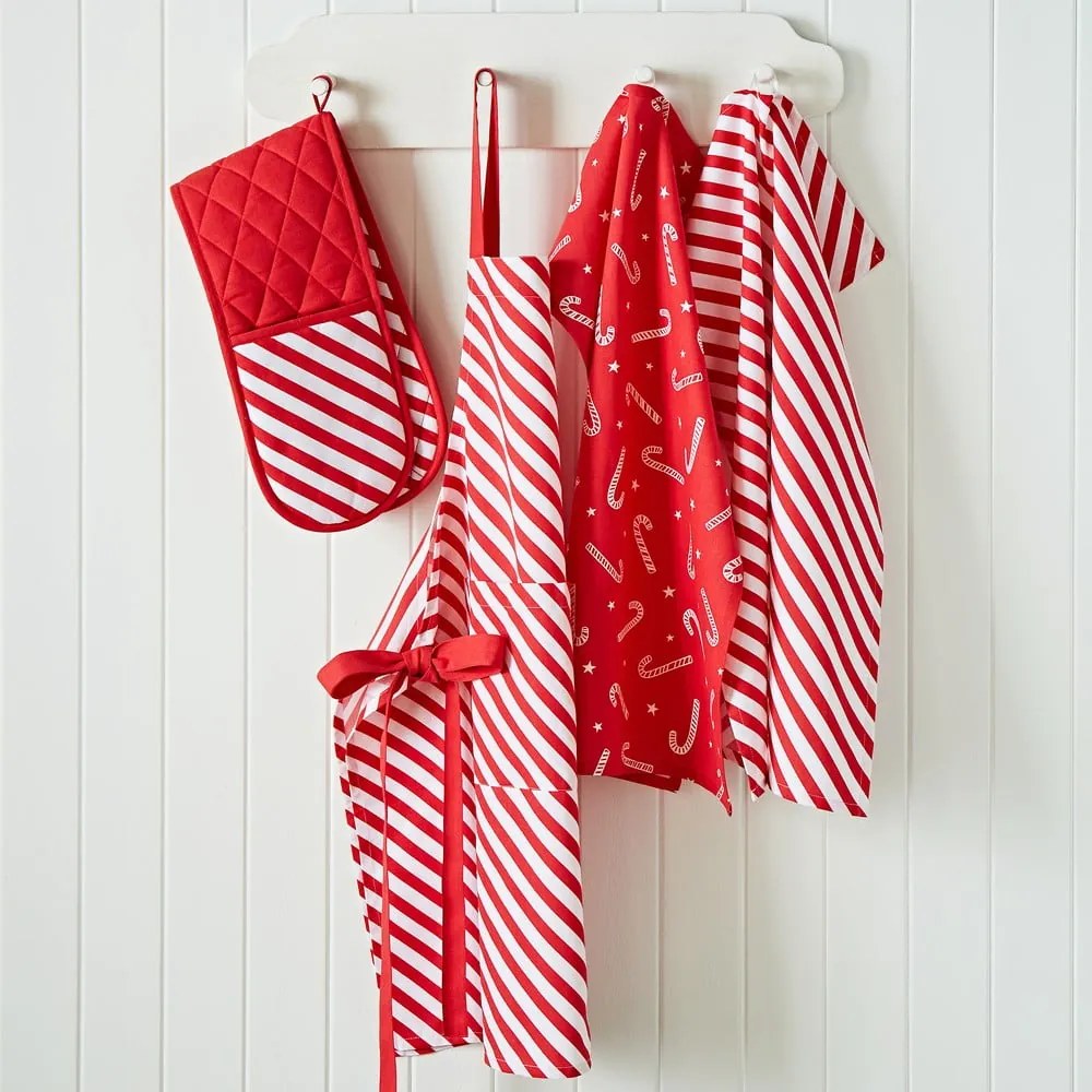 Bavlnená zástera Candy Cane – Catherine Lansfield