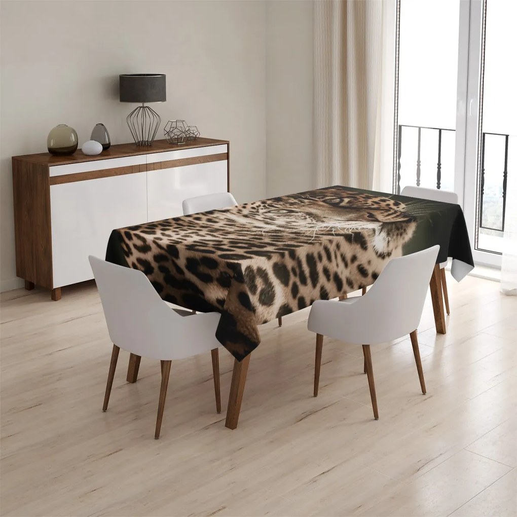 Sablio Obrus Leopard - 130x130 cm