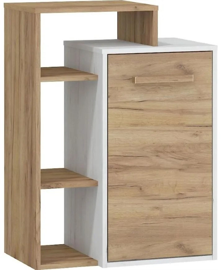 Komoda RIO 1D craft biela/zlatý